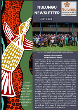 Front page of Newsletter, December 2025