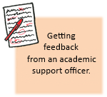 Getting feedback from Learning Skills Advisors/Graduate Education Officers