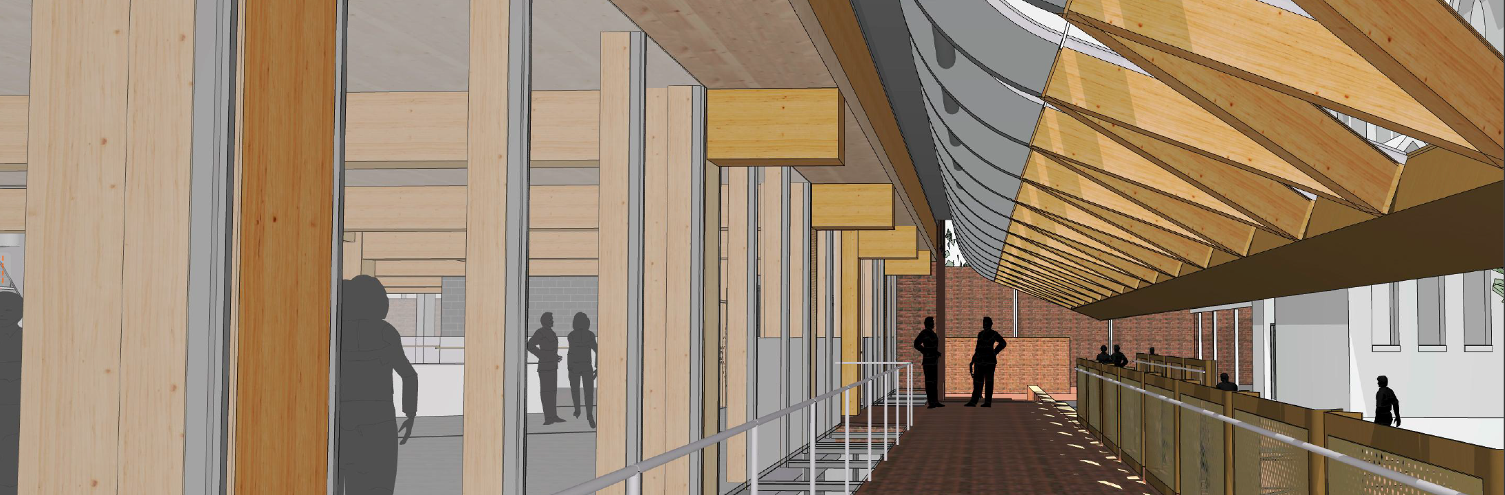 Render of Blackfriars Verandah looking East