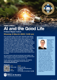 AI and the Good Life flyer
