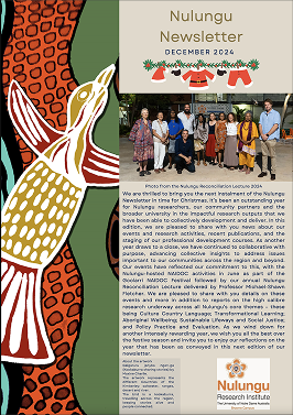 Front page of Newsletter, December 2024