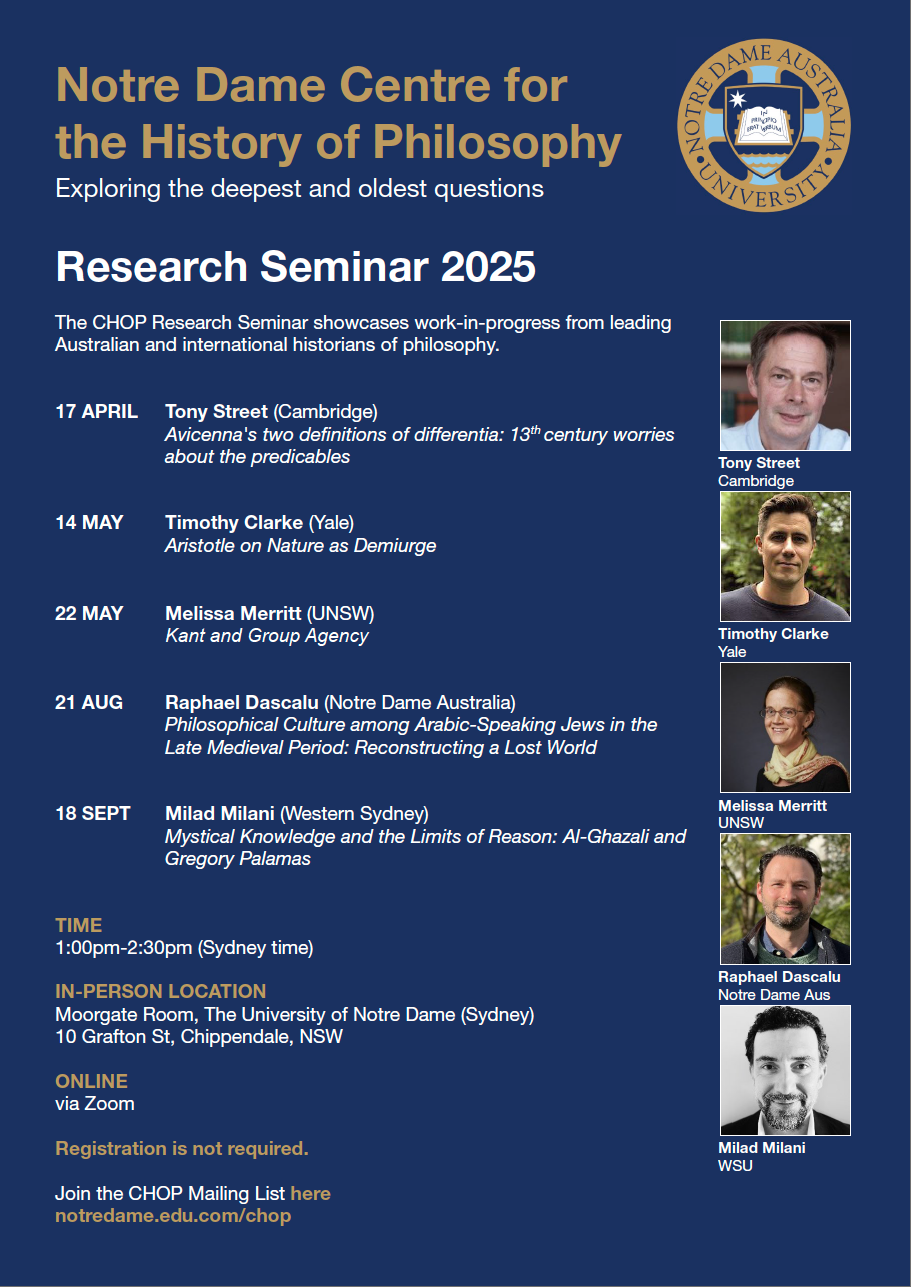 CHOP Research Seminar 2025