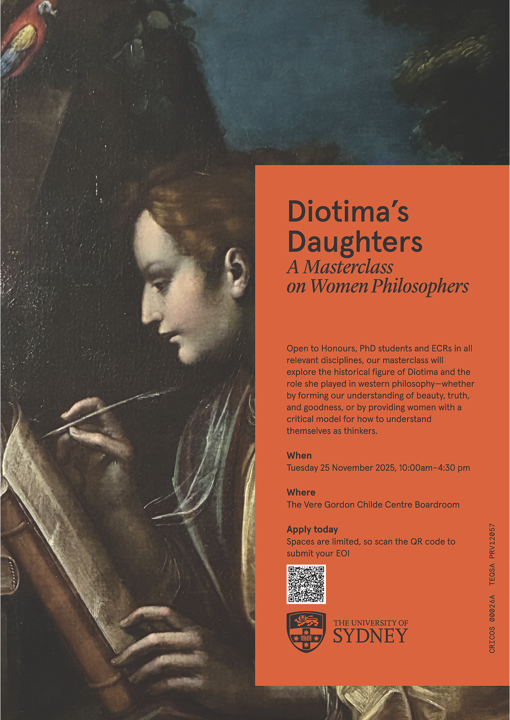Diotima's Daughters A Masterclass on Women Philosophers November 2025